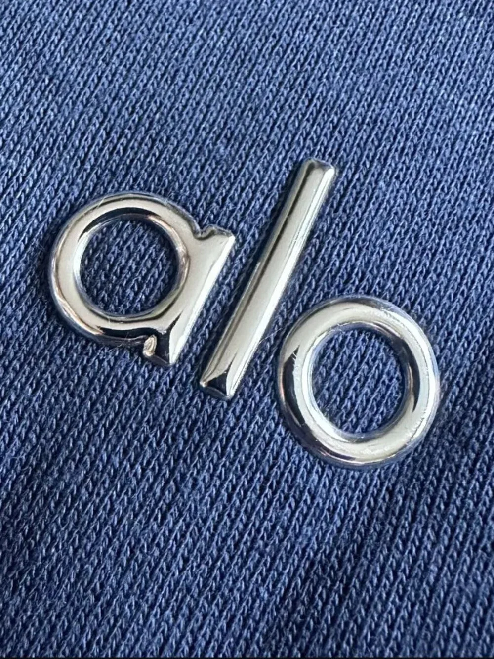 ALO Yoga Accolade Navy Quarter-Zip Pullover Size Large